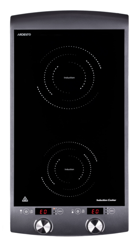 ელექტრო ზედაპირი ARDESTO ICS-B216 electric cooking plate with two hob eyes with total power of 2900 W, combined control