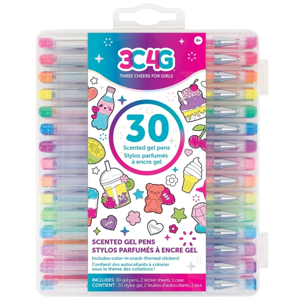 Pen Set Make It Real 12057MR 3C4G, Scented Gel Pens