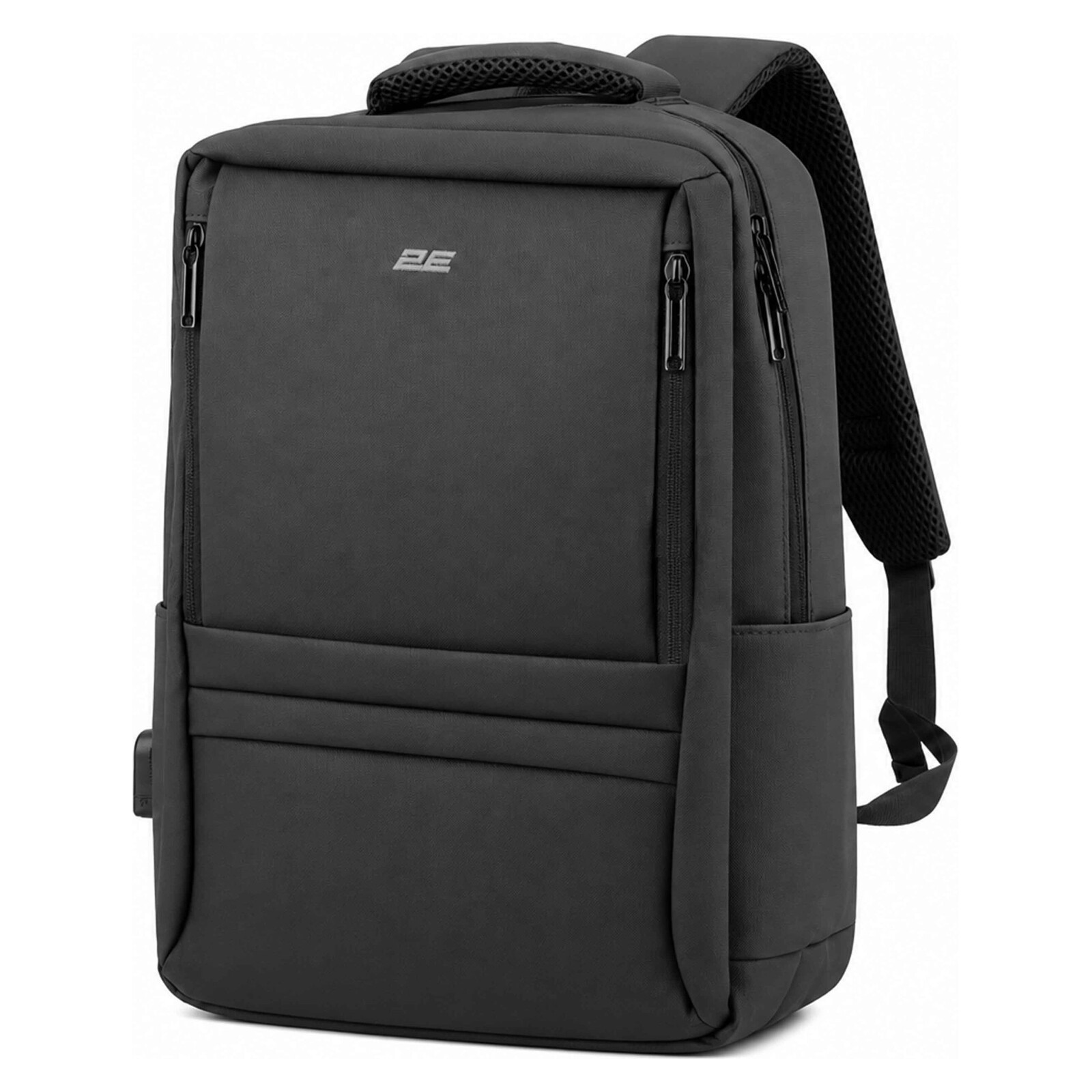 Laptop Bag 2E Impulse 15.6/16" Laptop Backpack 2E-BPT7416BK, 13 L, USB Port, Black