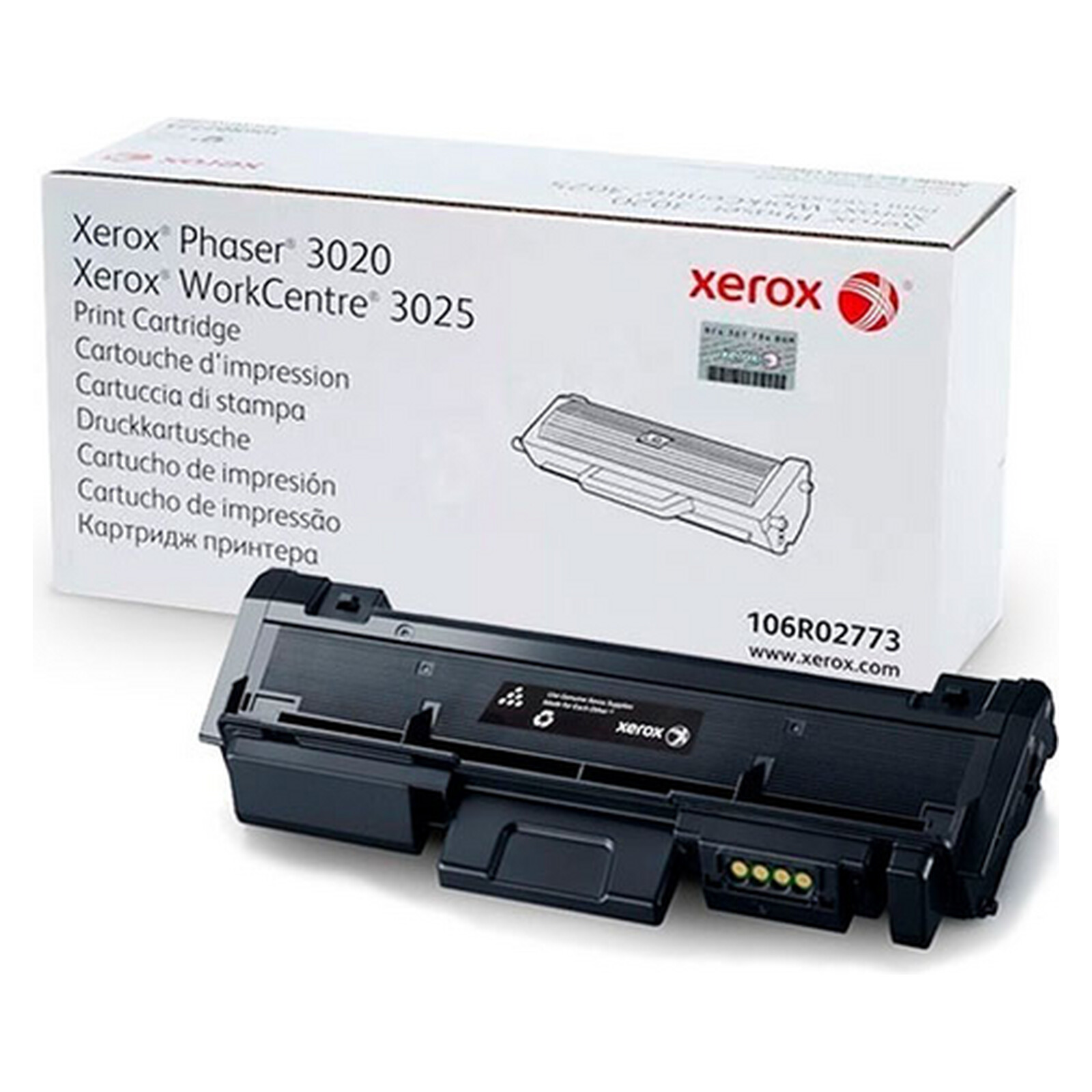 Toner Cartridge Xerox 106R02773 Phaser 3020/WorkCentre 3025 Black (1500 pages)