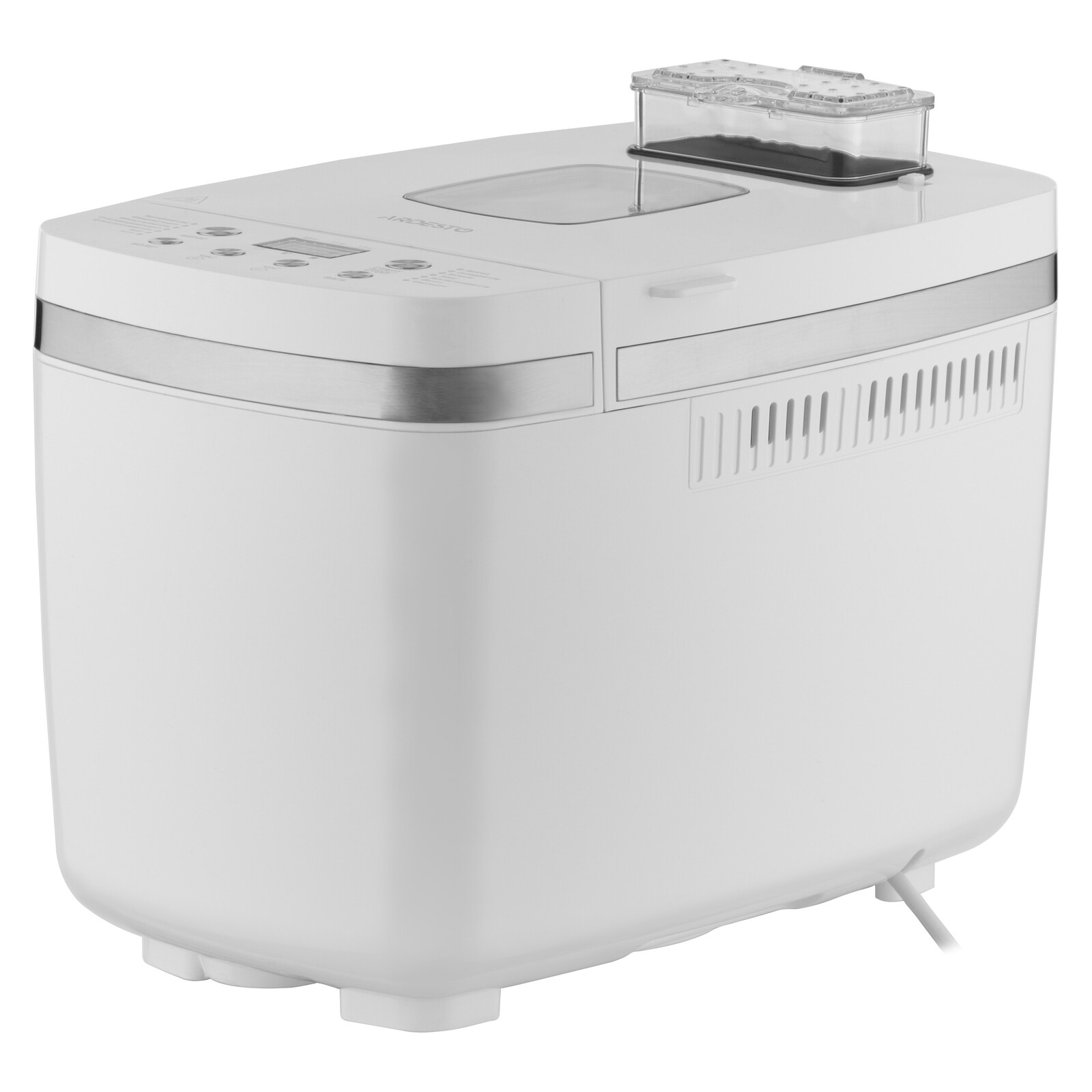 Bread Maker ARDESTO BM-D1500W, 850W, 13 Programs, up to 1.3 kg, Dispenser, White