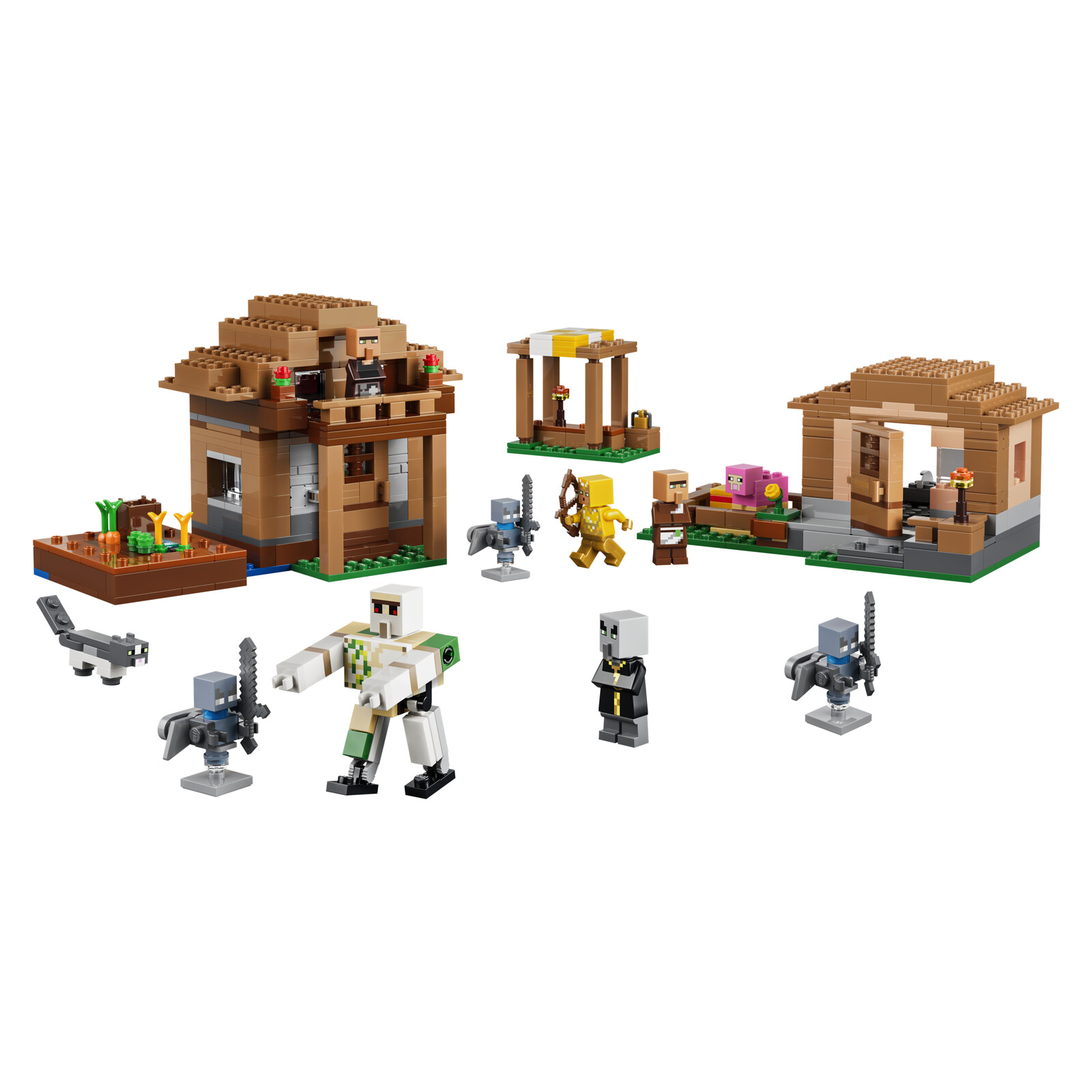 კონსტრუქტორი ლეგო LEGO Constructor Minecraft Evoker Village Attack 21596