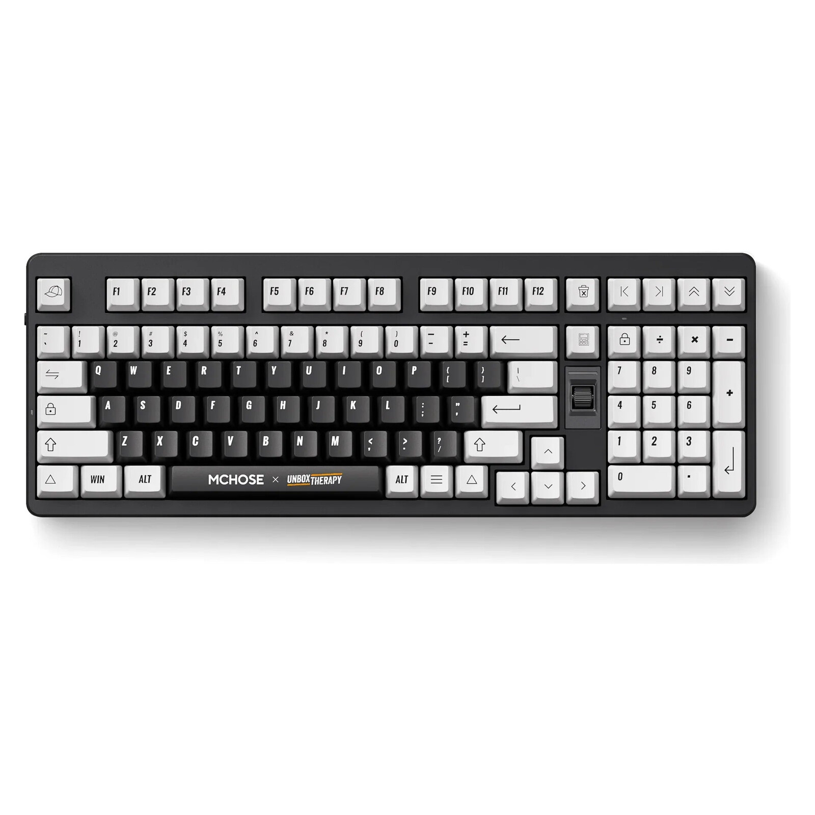 Keyboard MCHOSE x Unbox Therapy UT98 HW-UT98-1, Classic Therapy, Icy Creamsicle Switch, USB-C/2.4GHz/Bluetooth, RGB