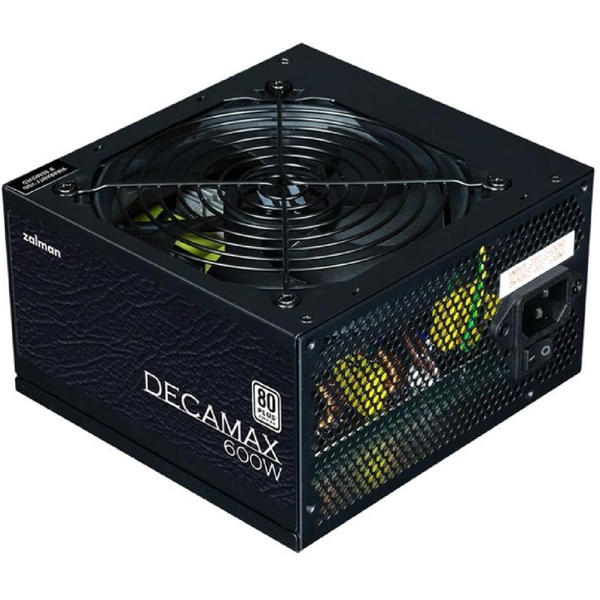 კვების ბლოკი Zalman ZM600-LX3 TeraMax, 600W, 80 Plus, Power Supply, Black