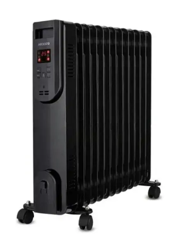 Heater ARDESTO OFH-E13X2 25m2, 2500w, electric control, 13 sections, remote control, black