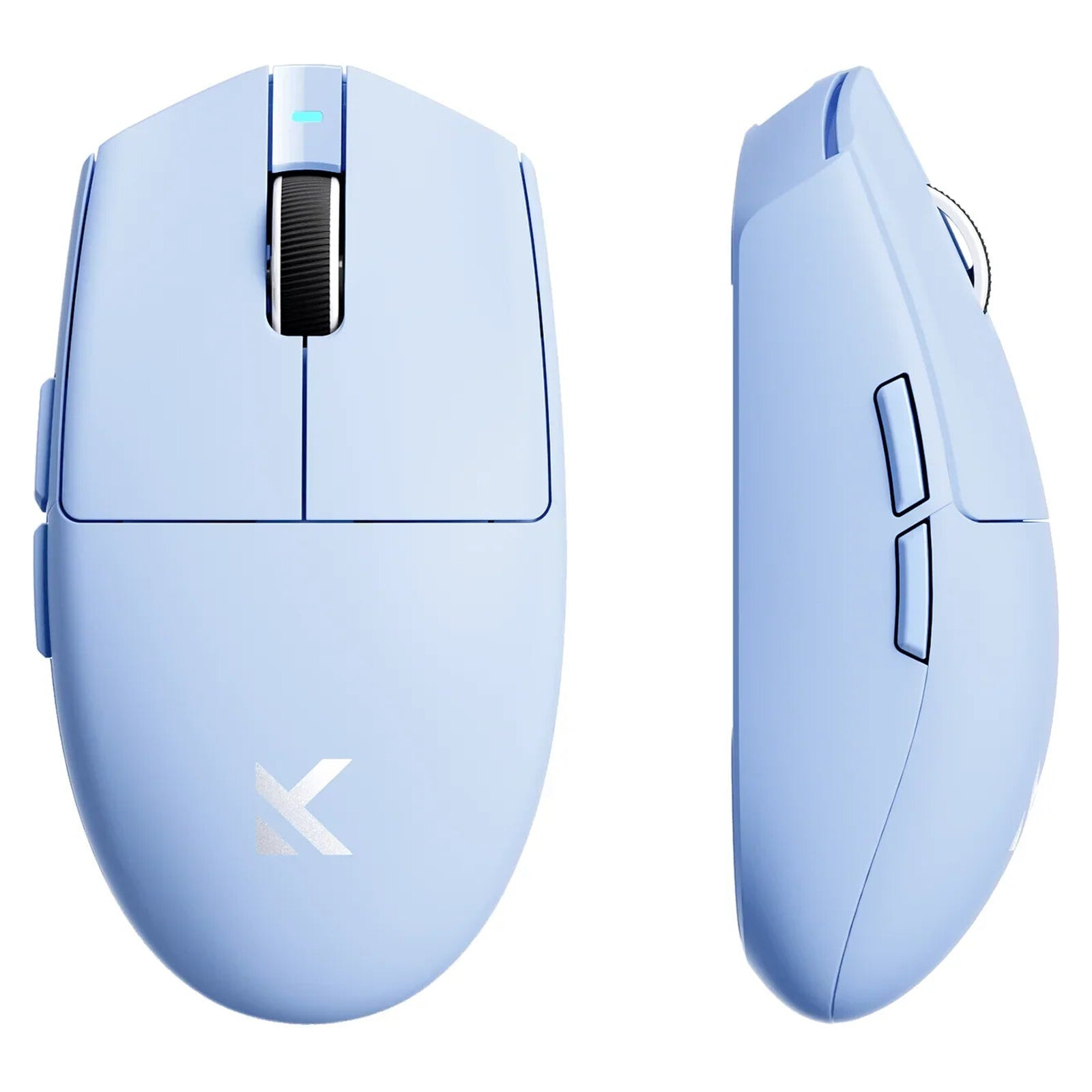 Mouse MCHOSE G3 V2 MC-G3V2-6 Wireless Gaming Mouse, PAW3311, 12000 DPI, 2.4GHz/BT/Type-C, 59g, Blue