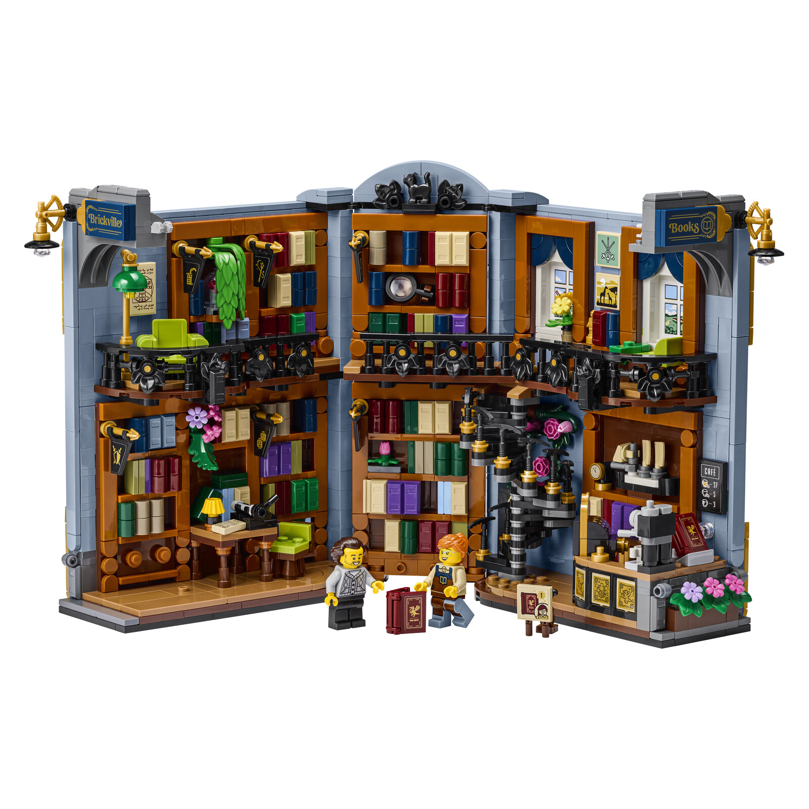 Building set LEGO Icons 11379 Bookstore: Book Nook, 1690 pieces, 18+