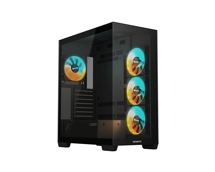 ქეისი ქულერებით GIGABYTE C500 PANORAMIC STEALTH