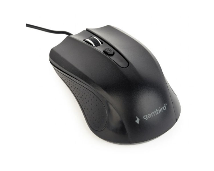 Gembird MUS-4B-01 ოპტიკური მაუსი USB შავი