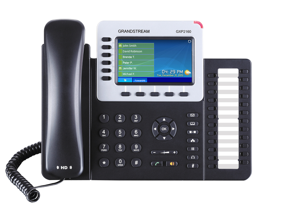 IP ტელეფონი Grandstream GXP2160 480x272 PoE