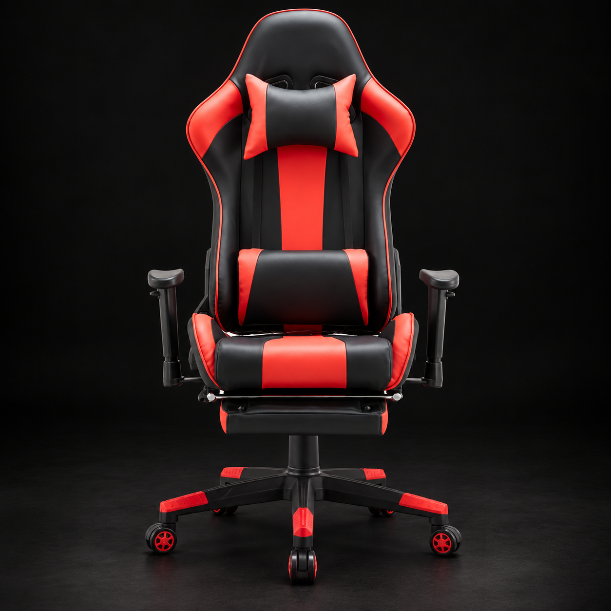 გეიმერული სავარძელი ALLX SK8825, Gaming Chair, Red/Black