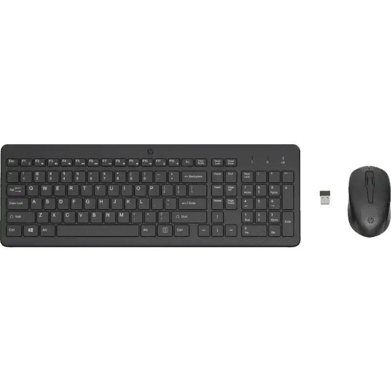 კომპიუტერის კლავიატურა HP Keyboard & Mouse 330 Wireless Black 2V9E6AA