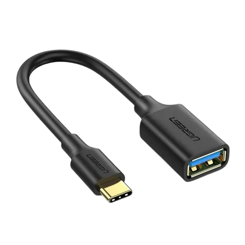 კაბელი UGREEN USB-C Male to USB 3.0 A Female Cable Black/30701