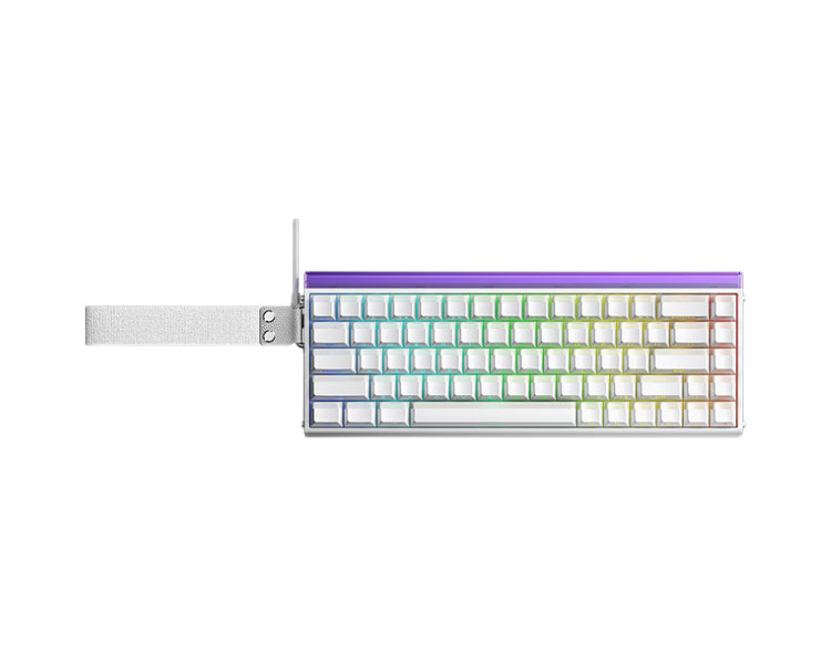 კლავიატურა: AULA HERO68 RGB Gaming Keyboard White