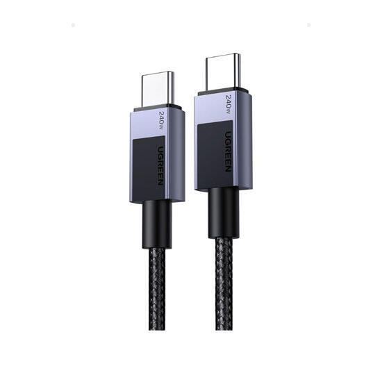 კაბელი UGREEN USB-C to USB-C PD Charging Cable Space Gray 45067 — ფოტო 1