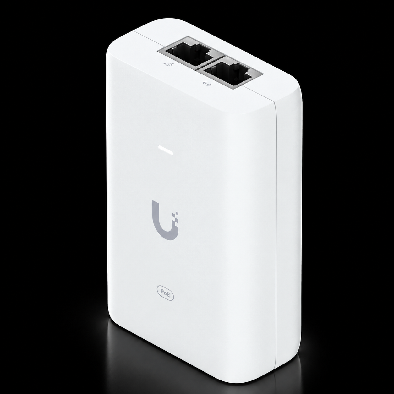 PoE გარდამქმნელი Ubiquiti U-POE-at-EU, PoE Injector, White