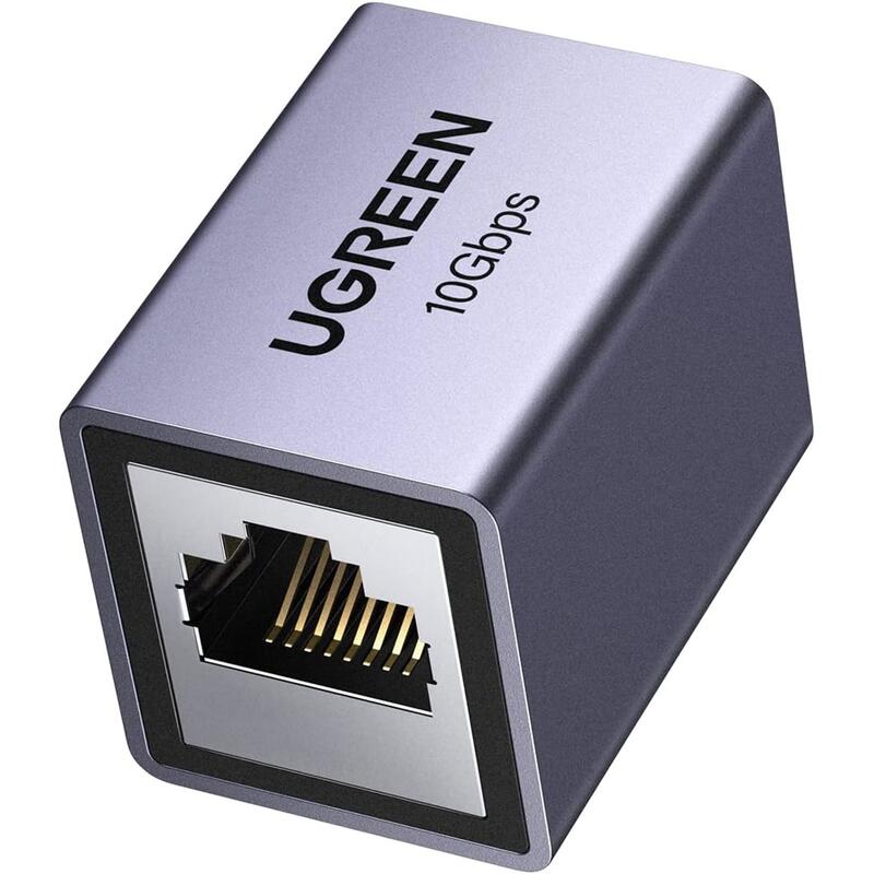 გადამყვანი UGREEN RJ45 Ethernet Connector 1-Pack Space Gray/15117