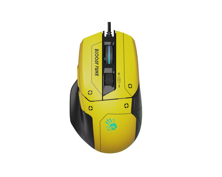 მაუსი: A4Tech Bloody W70 Max RGB Gaming Mouse Punk Yellow