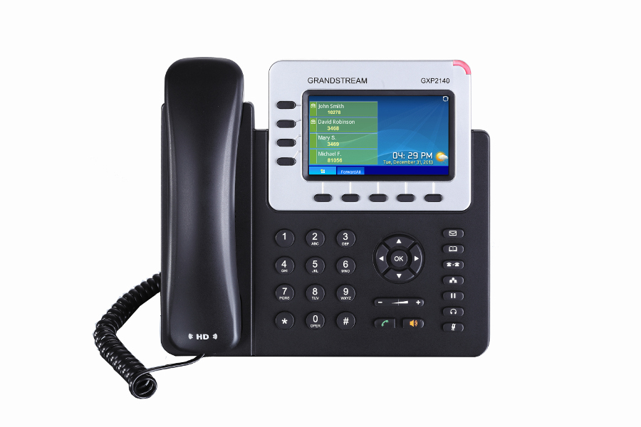 IP ტელეფონი Grandstream GXP2140 480x272 PoE