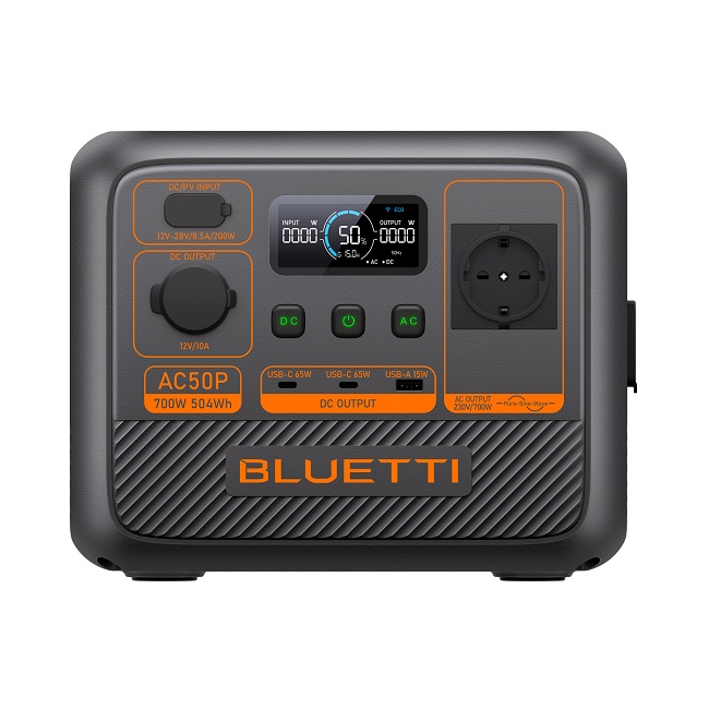 პორტატიული ელექტროსადგური Bluetti AC50P 700W 504Wh