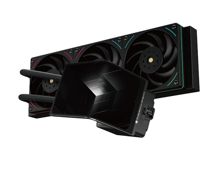 THERMALRIGHT Levita Vision 360 UB ARGB BLACK — უნივერსალური CPU ქულერი