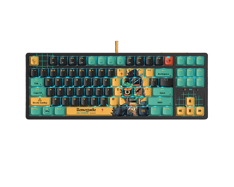 კლავიატურა: A4tech Bloody AT87 Alpha Optical Switch Keyboard Renegade