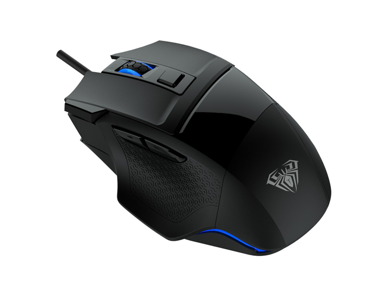 მაუსი AULA S12 Rainbow Backlight Wired Gaming