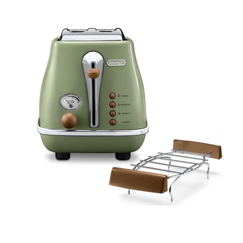 Toaster DeLonghi Icona Vintage Green CTOV2103.GR
