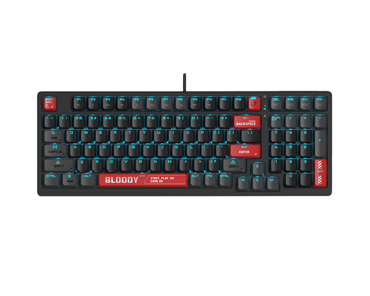 კლავიატურა A4Tech Bloody AT98 Alpha Optical Switch Keyboard Bloody Red