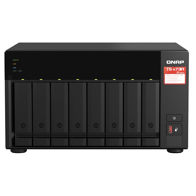 ქსელური საცავი QNAP TS-873A-8G 2.2GHz 8GB 64GB 6Gb DDR4 M.2 NVMe