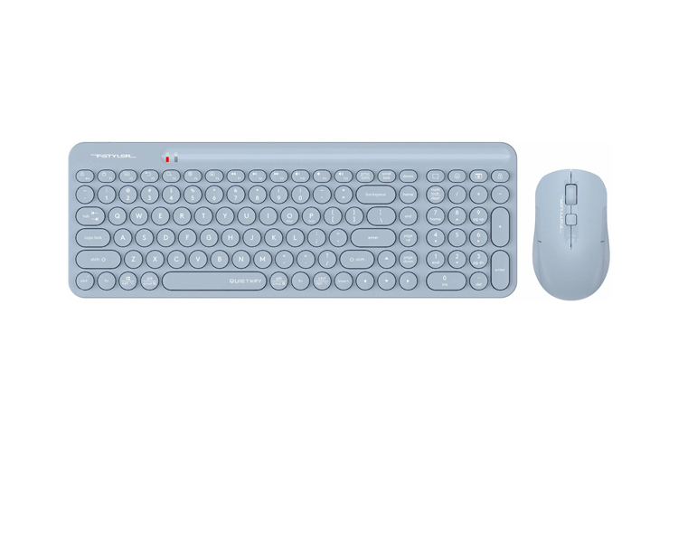 კლავიატურა-მაუსი: A4Tech Fstyler FG3300 Air2 QuietKey 2-Zone Combo Desktop Blue