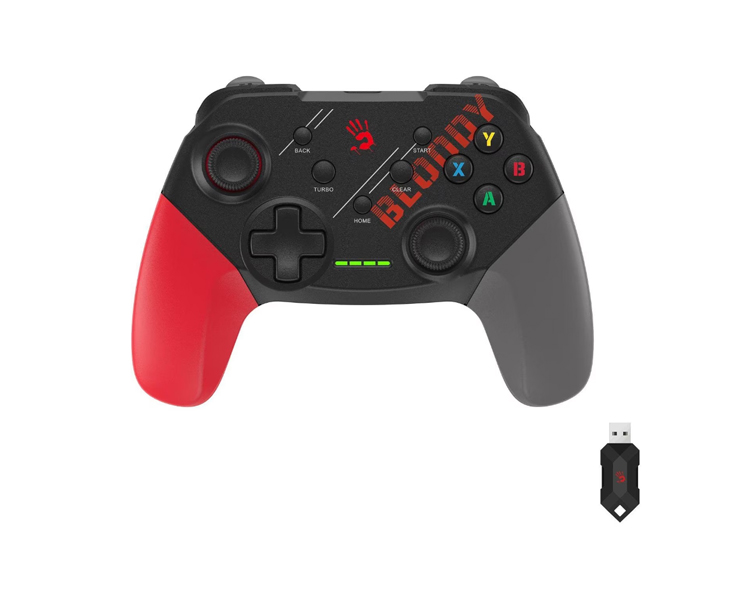 კონტროლერი A4Tech Bloody GPW50 2.4G Wireless & USB Gaming Controller Sports Red
