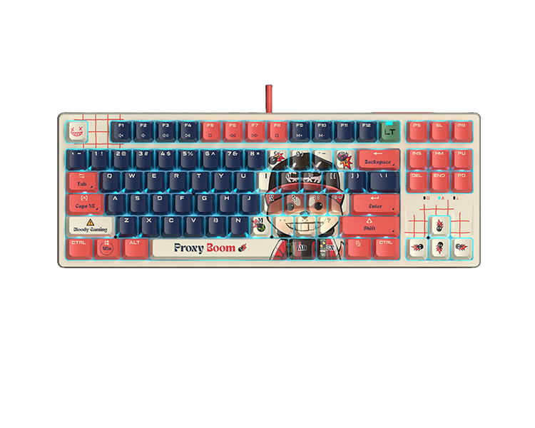 კლავიატურა: A4tech Bloody AT87 Alpha Optical Switch Keyboard Proxy Boom