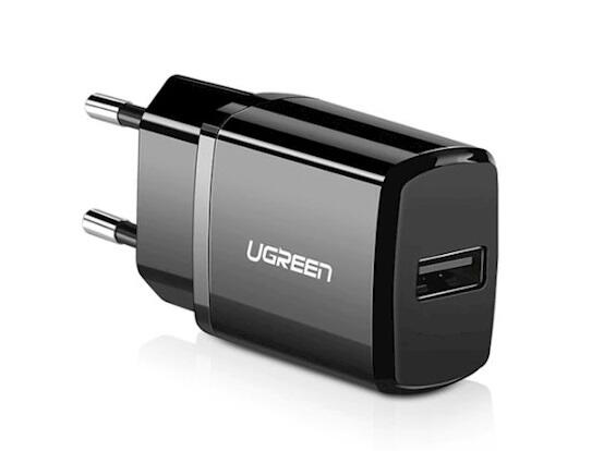 დამტენი UGREEN USB Wall Charger (Black)/50459 — ფოტო 1