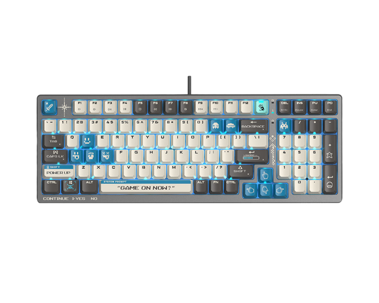 კლავიატურა: A4Tech Bloody S98 Mechanical Keyboard Pixels Blue