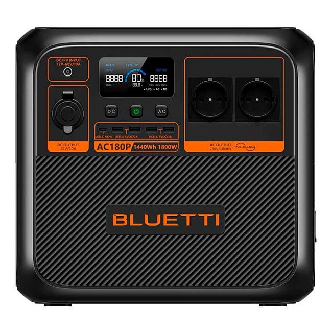 პორტატიული ელექტროსადგური Bluetti AC180P 1800W 1440Wh