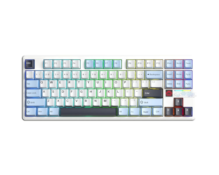 კლავიატურა: AULA F87 PRO V2 Tri-Mode RGB Mechanical