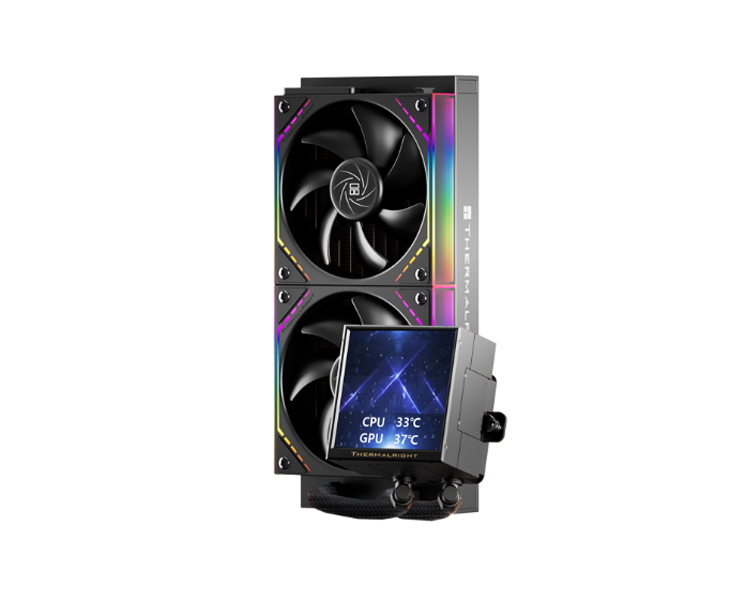 THERMALRIGHT Peerless Vision 240 ARGB BLACK — უნივერსალური CPU ქულერი