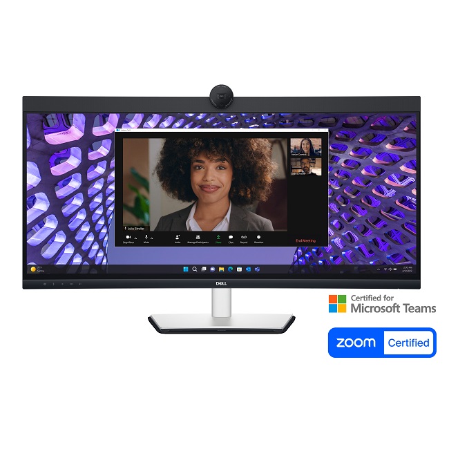 მონიტორი DELL P3424WEB 3440 x 1440 90W 150 mm 34" USB-C RJ45 USB 3.2