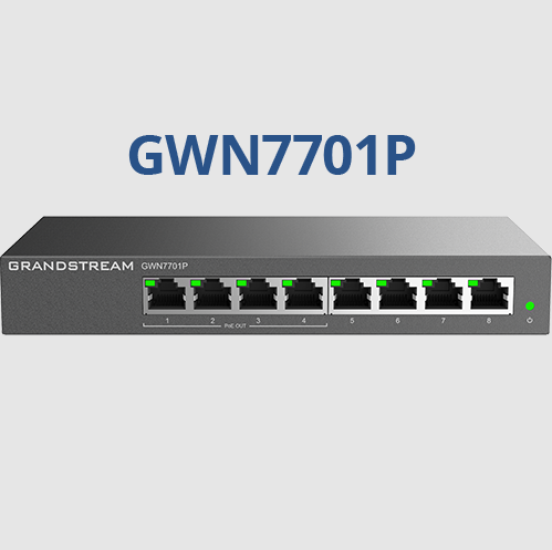 ქსელური კომუტატორი Grandstream GWN7701P PoE