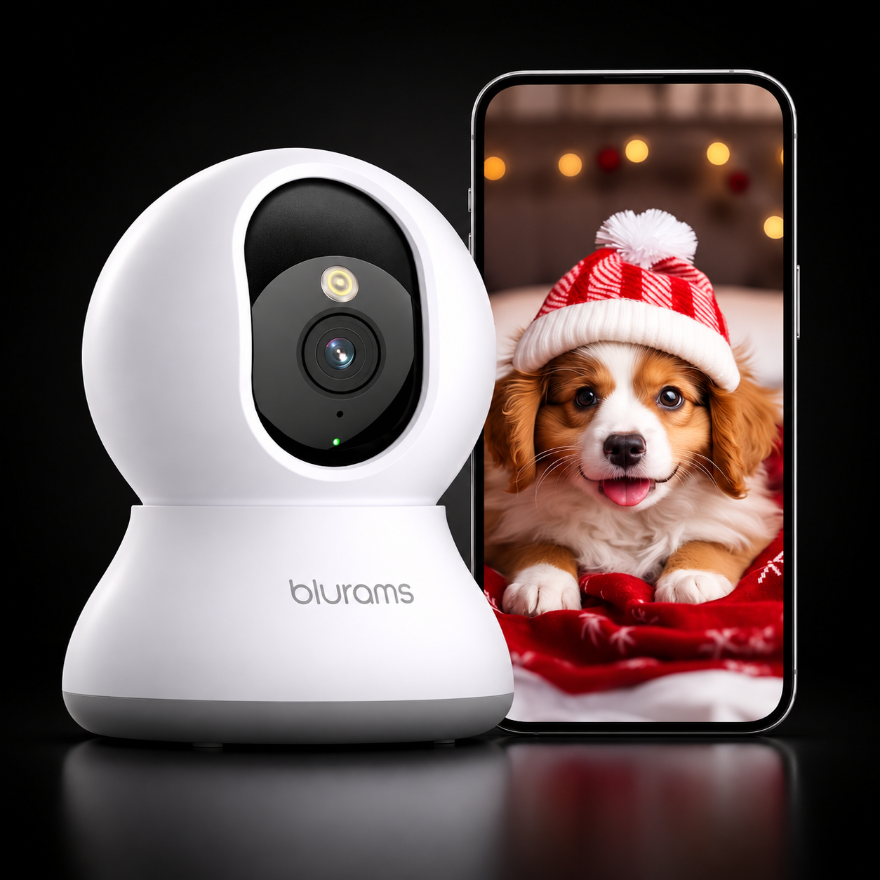 ვიდეო სათვალთვალო კამერა Blurams A31S Dome Flare, Indoor Pet Camera, White