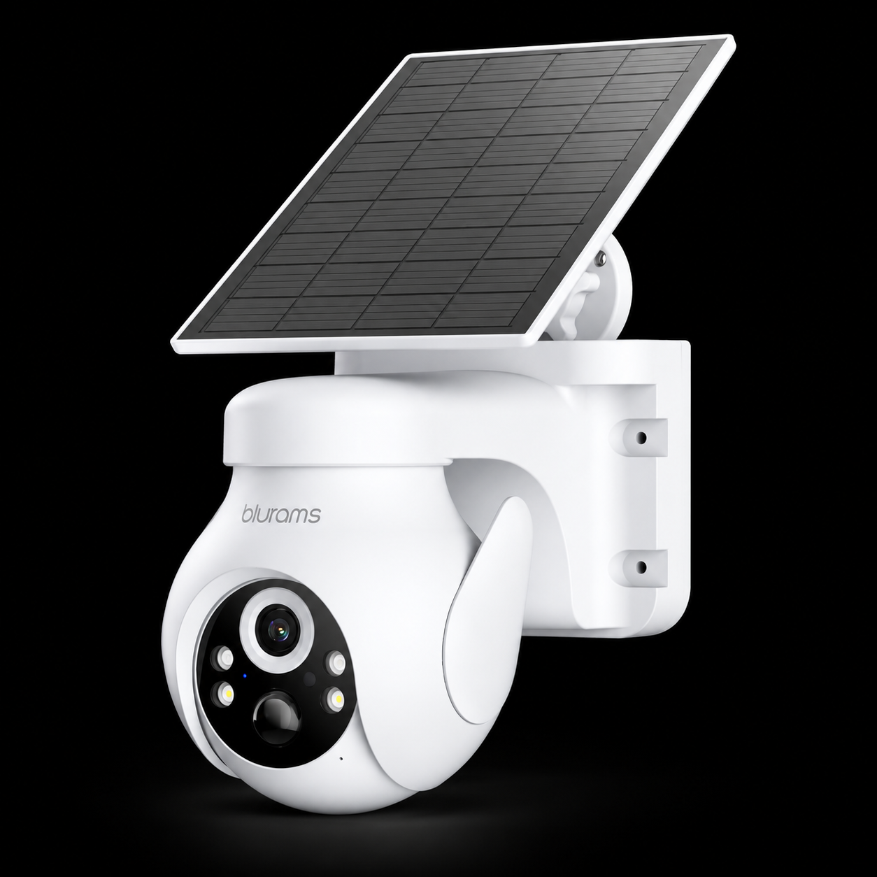 ვიდეო სათვალთვალო კამერა Blurams E20C, 3Mp, Solar Wireless 2K PTZ Security Camera, White